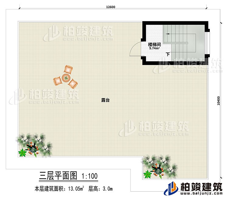 頂樓：樓梯間、露臺(tái)